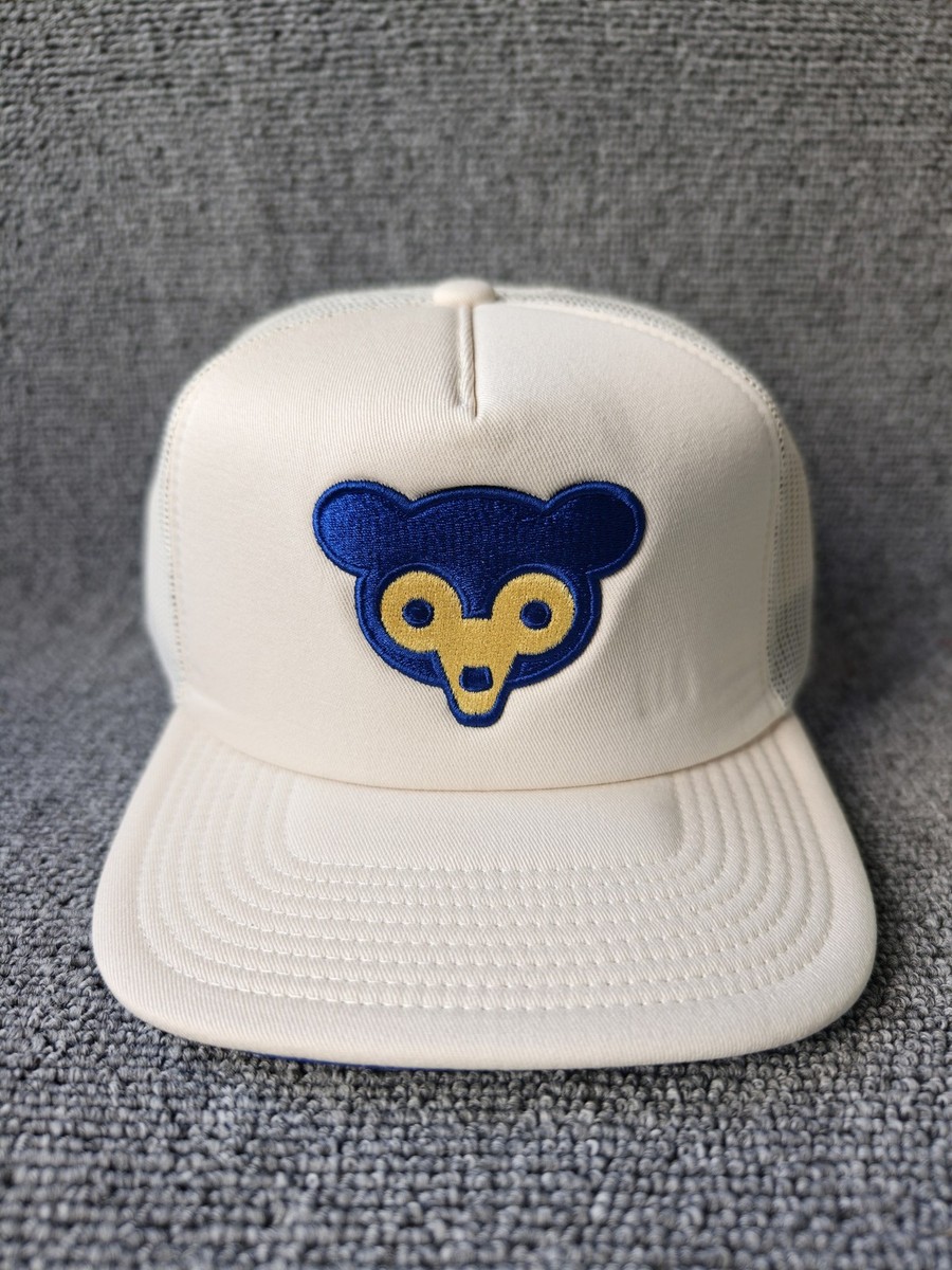 Mitchell & Ness Nostalgia Co. Trucker Cap Hat Blue Gold Animal Adjustable