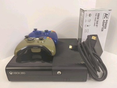 Microsoft Xbox 360 E 320GB Console Bundle + 2 Controllers - TESTED & WORKING