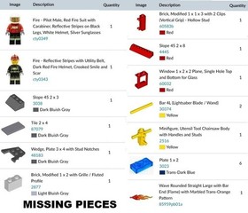 LEGO 60010 60010-2 Fire Helicopter - Studs on Side Version - Town City NEAR MINT