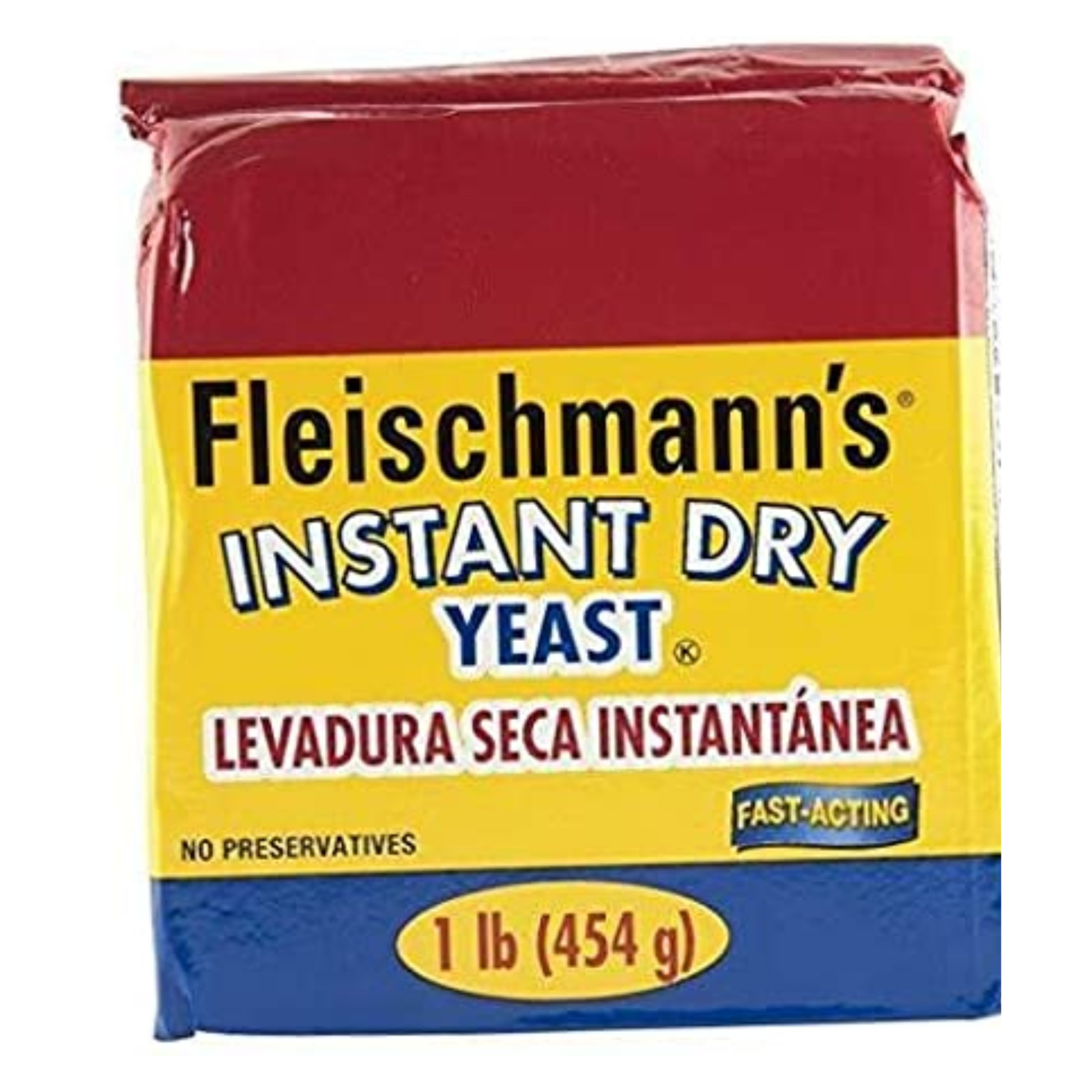Fleischmann's Instant Dry Yeast Bread Baking 1lb Expire 09/2