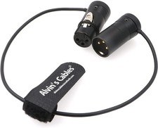 Low-Profile 3 Pin XLR Male to Female Cable Original Connector Balanced Microp...
