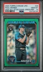 2024 Topps Chrome Update Paul Skenes 2024 All-Star Gm Green Refractor /99 PSA 10