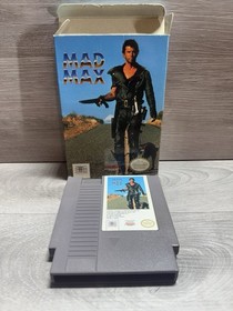 Mad Max NES (Nintendo Entertainment System) Box & Game Tested Working With Box