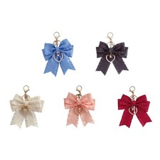 Sophisticated Bowknot Keychain Bag Charm Key Hanging Ornament Suitable for Bag