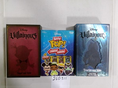 Ravensburger Villainous Sugar Spice Treacherous Tides Bitty Pop Lot New Sealed