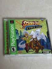 Scooby-Doo and the Cyber Chase PS1 Greatest Hits Tested Working w/ Case