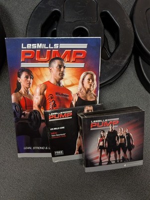 Les Mills body pump DVD plus weights and bar