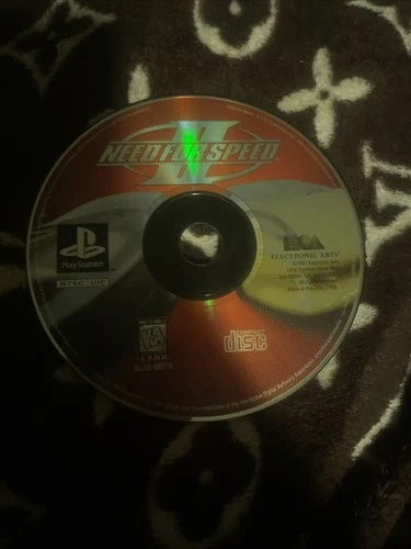 Need for Speed II Sony PlayStation 1, 1997 disc only plays well