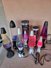 Lot of 6 Vintage Lava Lites Lamps See Photos and Description. 