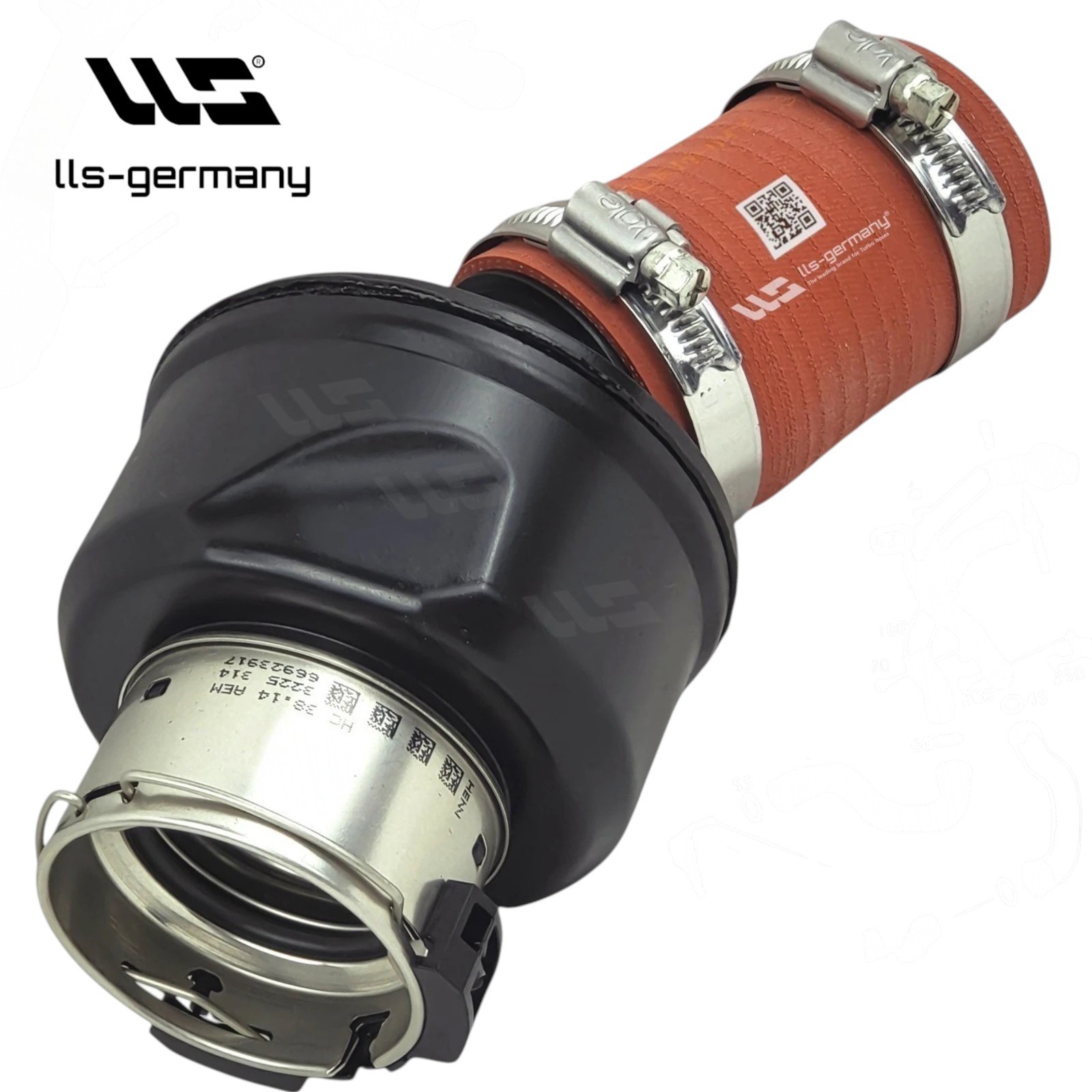 Turbo Hose With Resonator For MERCEDES GLA (X156) 180 CDI / D 6070900300