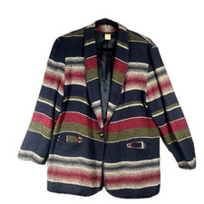Vintage David Paul New York Blazer Aztec Southwestern Jacket Made in USA Size M