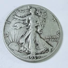 1939 50C Walking Liberty Half Dollar 90% Silver Circulated Coin #6292