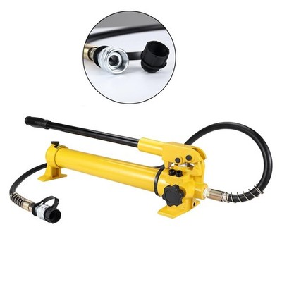 10T Hydraulikzylinder-Wagenheber Mehrstufiger Hub m/ CP-700 Handpumpen-Kit 900ml