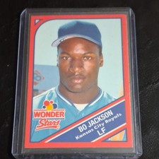 MSA 1990 Wonder Bread Stars Bo Jackson #1 Kansas City Royals Career Highlights