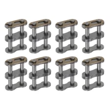 8 x #50-2 Double Roller Chain Connecting Links 15.875mm Pitch Chain Master Link