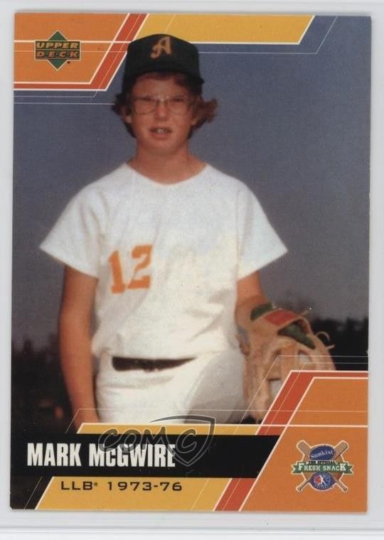 2004 Upper Deck Sunkist Fresh Snack 5 a Day Mark McGwire #3 7sw