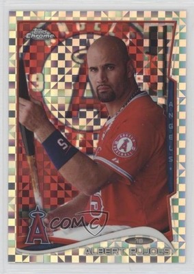 2014 Topps Chrome X-Fractor Albert Pujols #130 i6j