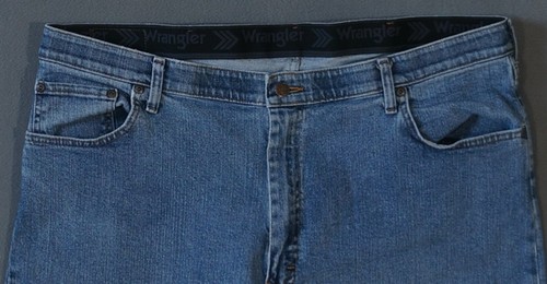 VG09409 **WRANGLER** STRAIGHT LEG JEANS 42X29 (msr 42"x29") - Bild 2 von 6