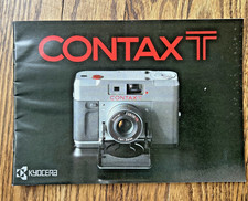 Contax T Brochure: Specs, Details, Controls, Flash, More  EUC 