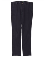 Dockers Mens Skinny Chino Trousers W36 L33 Navy Blue Cotton CY15