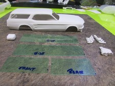 New 3d Printed Fantasy 66 Mustang Wagon Outlaw Drag Body Free Shipping New 3d Printed Fantasy 66 Mustang Wagon Outlaw Drag Body Free Shipping