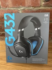 Logitech G432 Black/Blue Over the Ear Gaming Headset