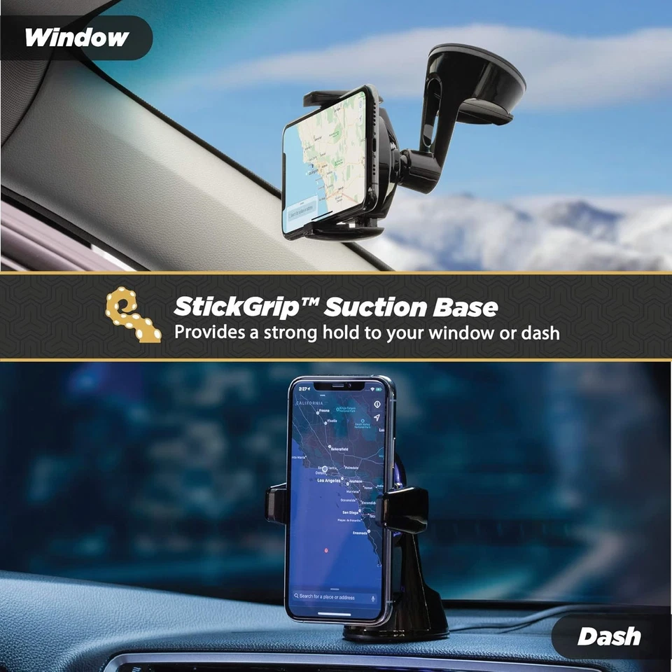 Scosche MGQWD-XTET Qi-Certified MagicGrip Suction Cup Wireless Charging Mount - Image 4 of 4