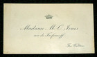 Madame M. O. Jones nee de Trofimoff Russian Princess Calling Card 1880s RARE — photo 1