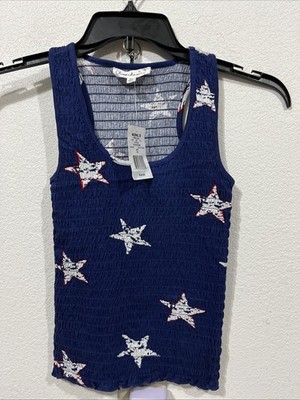 Cloud Chaser Tank Top Women's Size XS Blue (TW-5118)