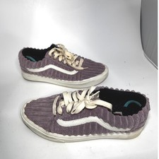 Vans Old Skool Corduroy Sneakers Mauve Purple Low Top Womens 8 Mens 6.5