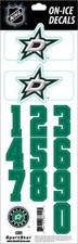 Dallas Stars Sportstar NHL Hockey Helmet On-Ice Decals Kit - White