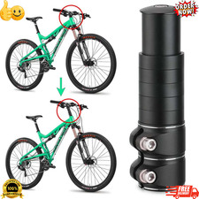 Mountain Bike Handlebar Front Fork Stem Riser Extender Extension Head Up Adaptor