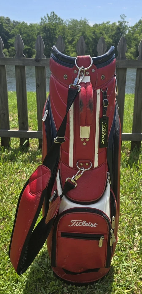 Titleist Staff Bag Limited Edition America 5 Way Divider Single Strap Midsize - Image 4 of 4