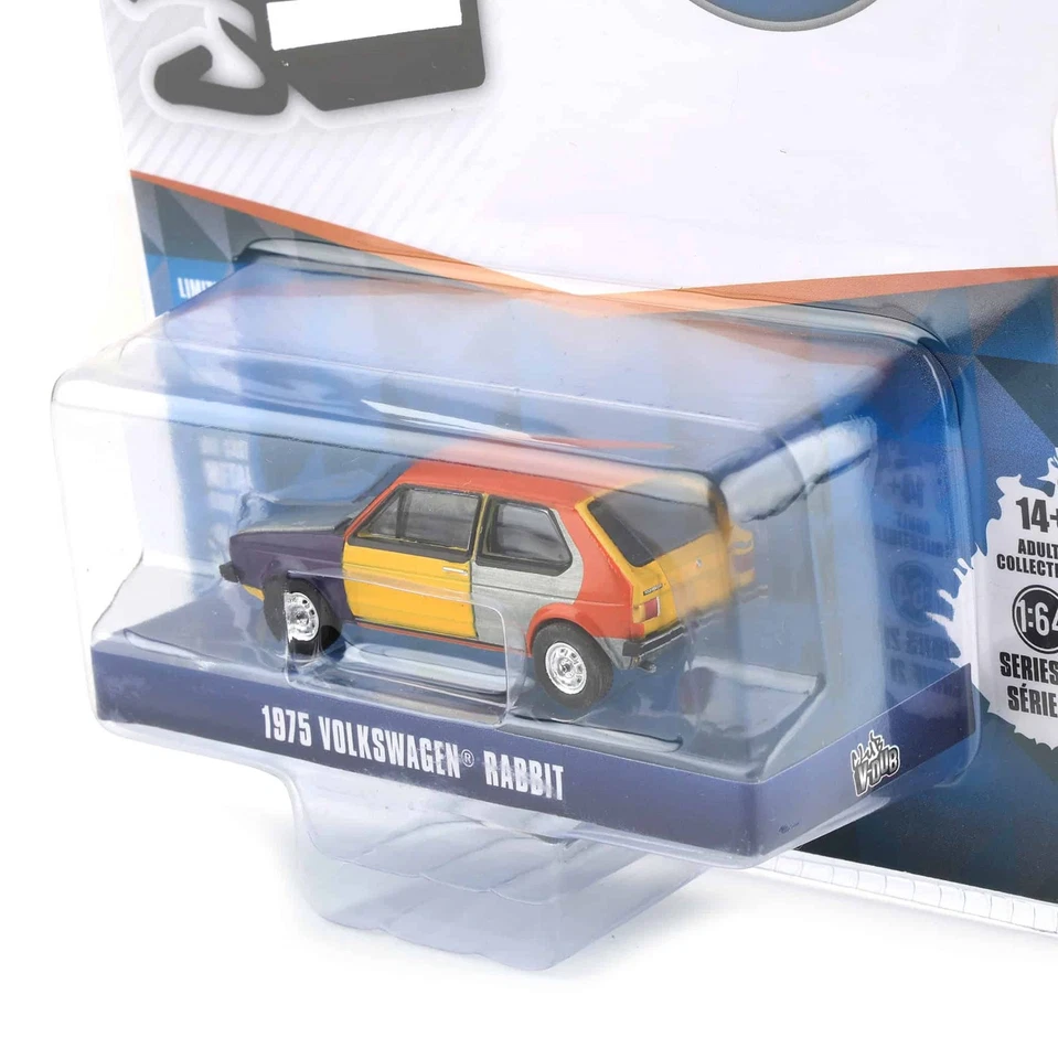 RAW CHASE 1/64 1975 Volkswagen Rabbit Harlequin Tribute Club V-Dub 21 36120-E - Image 3 of 3