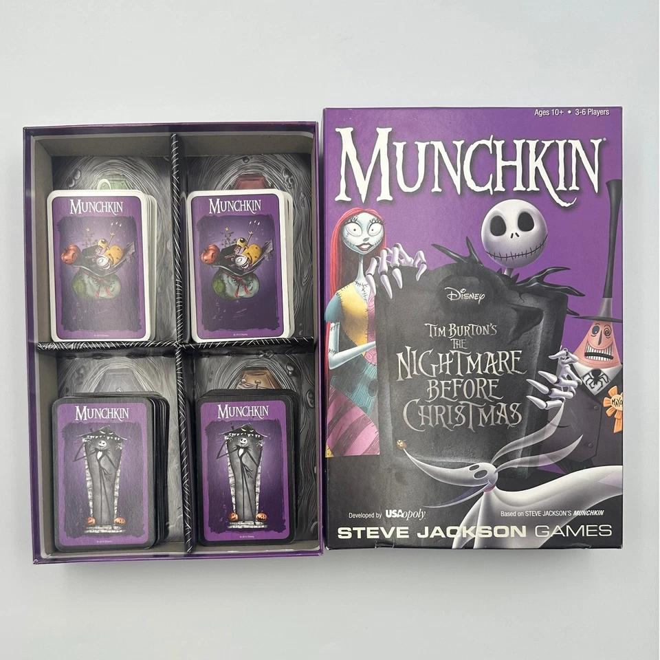 Juego Munchkin Pesadilla Antes De Navidad S. Jackson - Sin Die Sin Instrucciones Foto 4 de 4