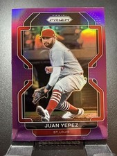 2022 Panini Prizm #269 Juan Yepez Purple Prizm