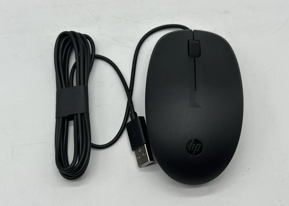 NEW  HP 125 USB Wired Desktop Mouse ( M27537-001 ) Sealed - Image 3 of 4