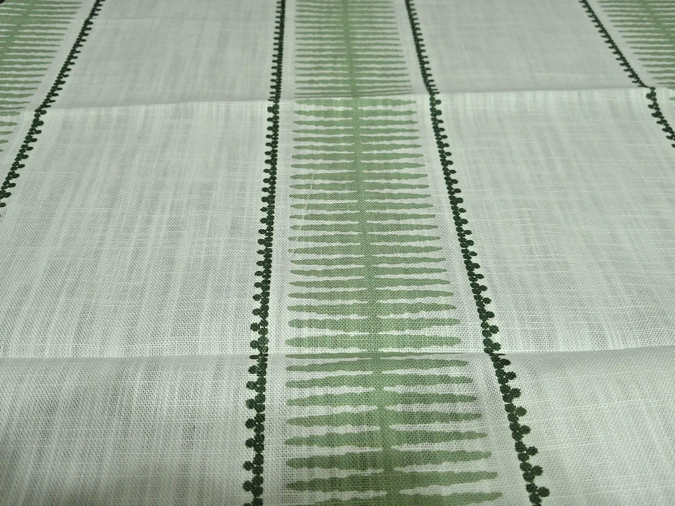 Kravat Baluster in "Leaf" Alexa Hampton Linen Blend 3.75 Yds 52 Wide Baluster 3 - Image 2 of 4