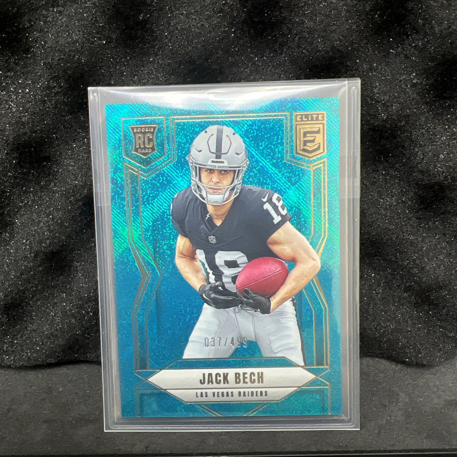 2025 Panini Donruss Elite - Rookies Jack Bech #177 Teal Matrix /499 (RC)