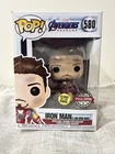 Funko Pop! Marvel Avengers Endgame Iron Man #580 PX Previews Glow Vinyl Figure