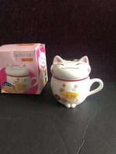 New Lucky Cat Artistic Mug With Lead