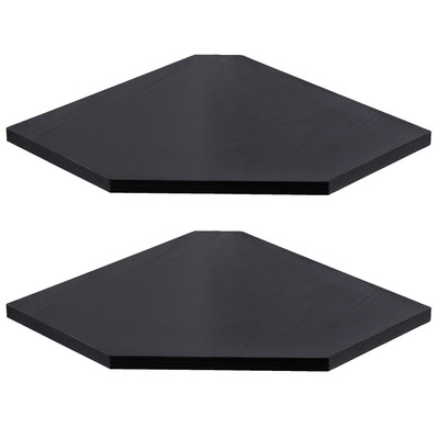 Corner Shelf Wall Mount, Corner Floating Shelves, Set of 2 Corner Wall Shelf ...