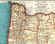 Rand McNally & Co. 1940-1949 Date Range Antique Maps, Atlases