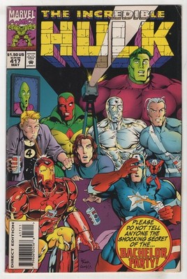 Incredible Hulk #417 (May 1994 Marvel) [Silver Surfer] Peter David, Gary Frank H