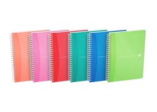 Image of Oxford Office, A5 Notebook, Wirebound, Lined, 180 Page, Assorted Colours, Includ