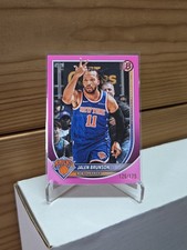Jalen Brunson Bowman Pink Border #62 New York Knicks /175