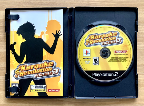 PS2 ~ Karaoke Revolution: Vol.3 ~ E ~ Konami ~ 1+ Players ~ 2004 ~ !L๐ ๐ K! - Picture 4 of 6