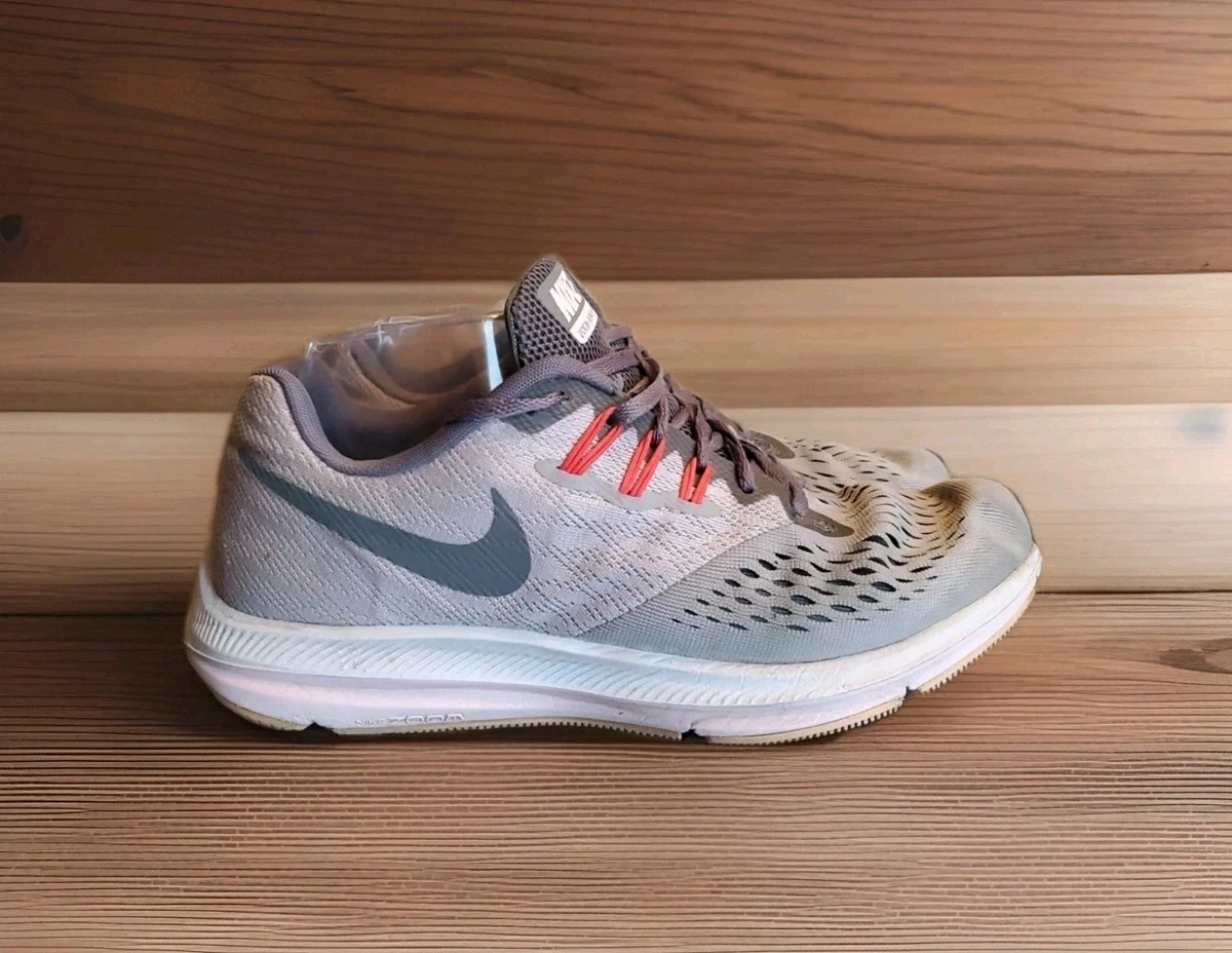 Nike Zoom Winflo 4 Grey Tan Mesh Running Athletic Sneakers Activewear Men 11 Size 9.5 - Nike Zoom Winflo 4 Atmosphere Grey W for sale  main image 3