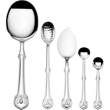Wallace Napoleon Bee 18/10 Stainless Steel 5pc. Assorted Serving Spoon Set