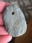 AUTHENTIC ARROWHEADS MICHIGAN SLATE PENDANT  INDIAN ARTIFACTS   STONE TOOLS